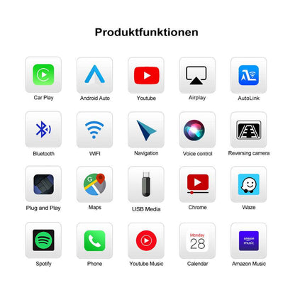 Drahtlose Carplay Android Auto Box für BMW NBT CIC EVO F30 F20 F10 F11 F31 F32 F33 F15 F22 F21 F56 F01 F02 F36 F23 F03 F25 F26 F18 F06.