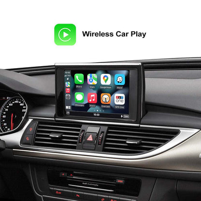 Drahtloses CarPlay für Audi A3 A4 A5 S5 A6 S6 A7 A8 Q3 Q5 Q7 MMI 3G + Multimedia-Schnittstelle CarPlay & Android Auto Retrofit Kit AirPlay Mirror Link.